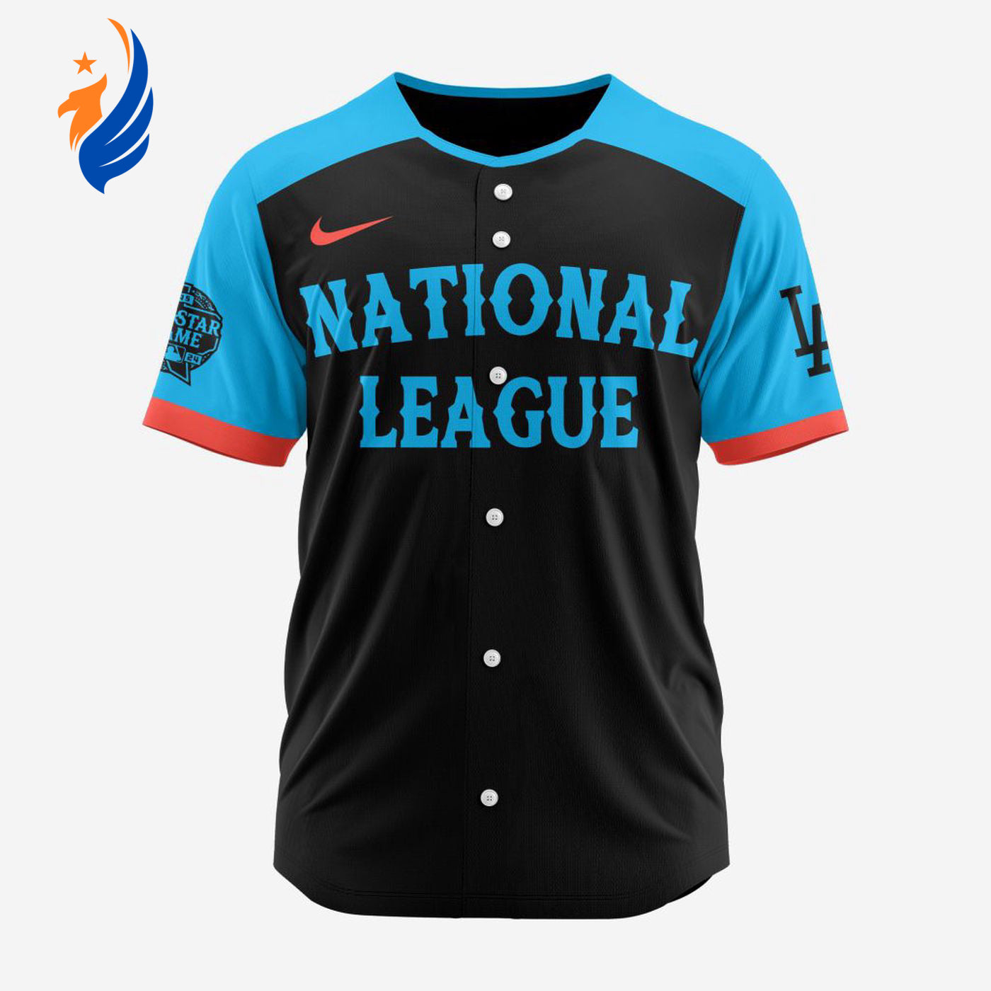 MLB Los Angeles Dodgers Personalized 2024 All Star Game Baseball Jersey - Bafud