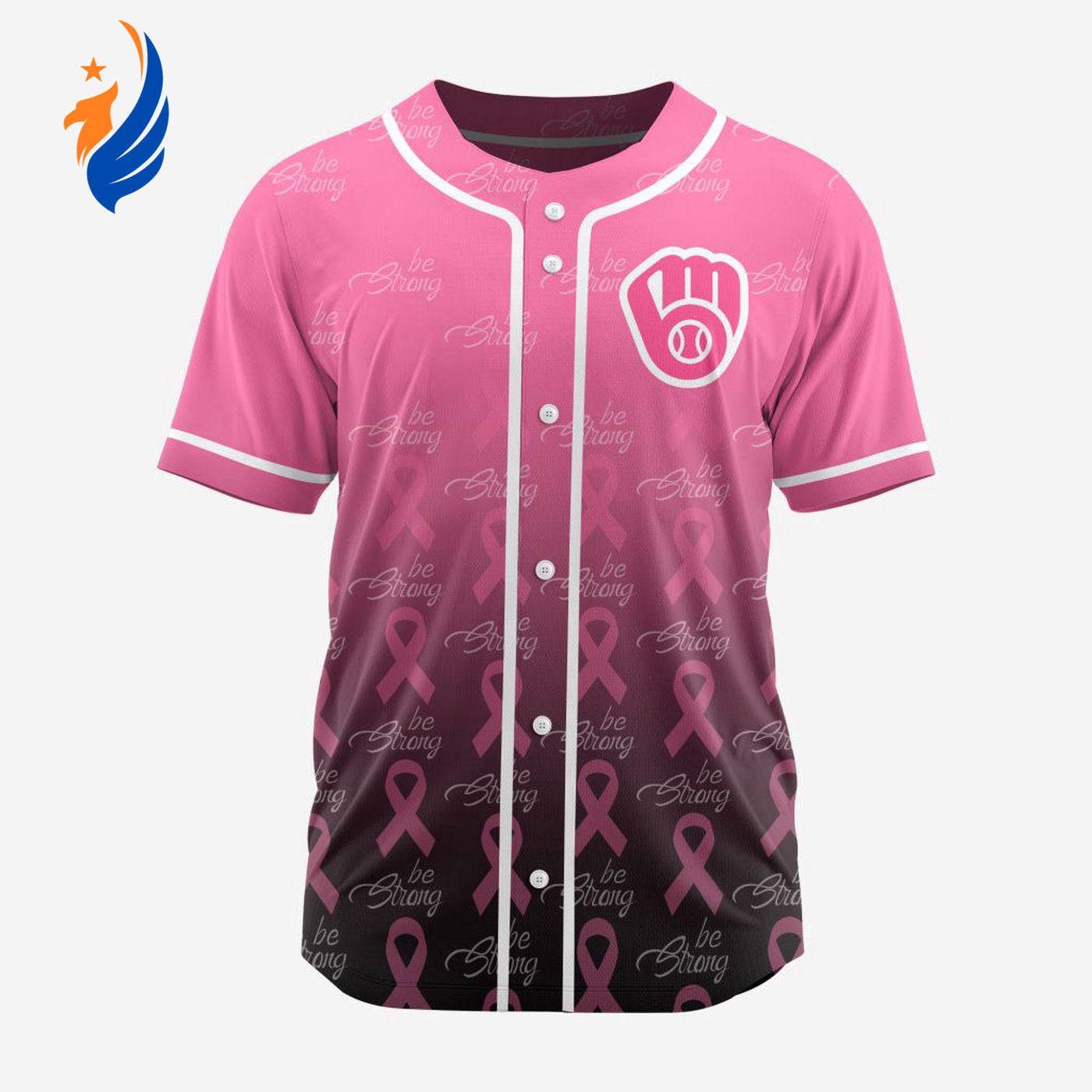 MLB Milwaukee Brewers Special Pink Design Fight Breast Cancer Baseball Jersey Gift for Men Women - Bafud