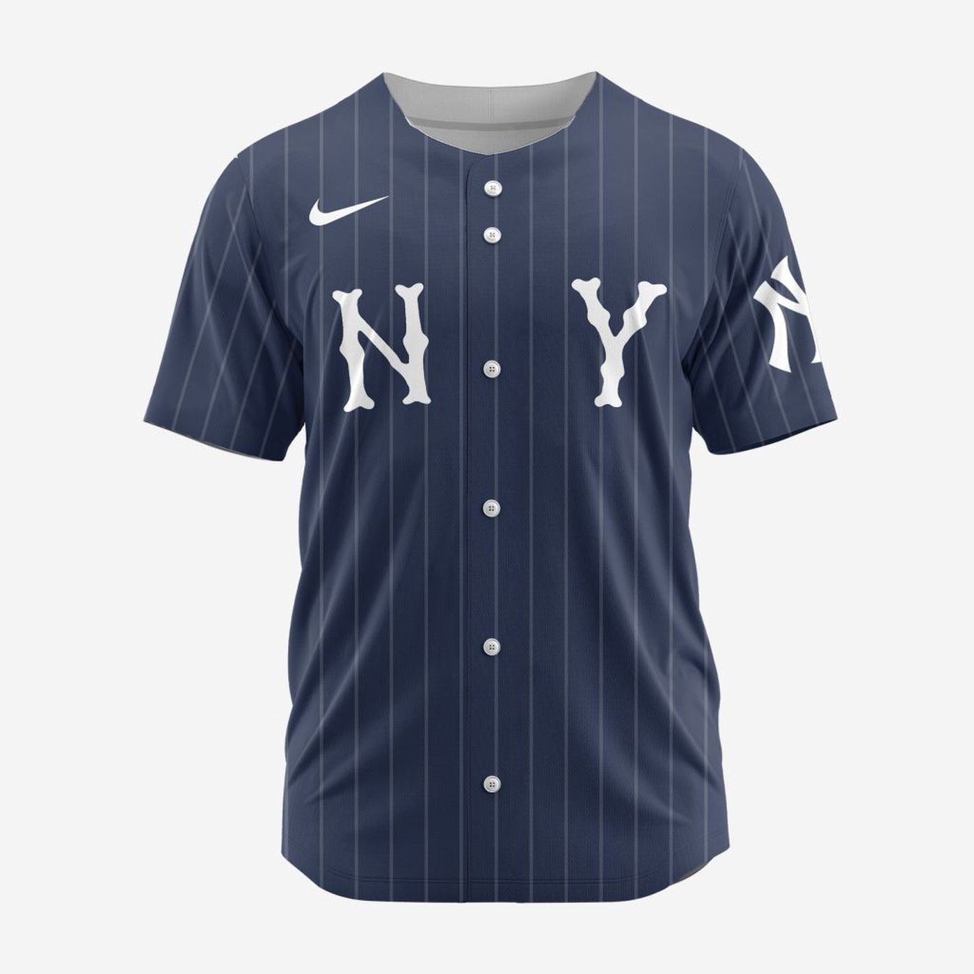 MLB New York Yankees Personalized Alternate Design Concept Baseball Jersey 2402 - Bafud