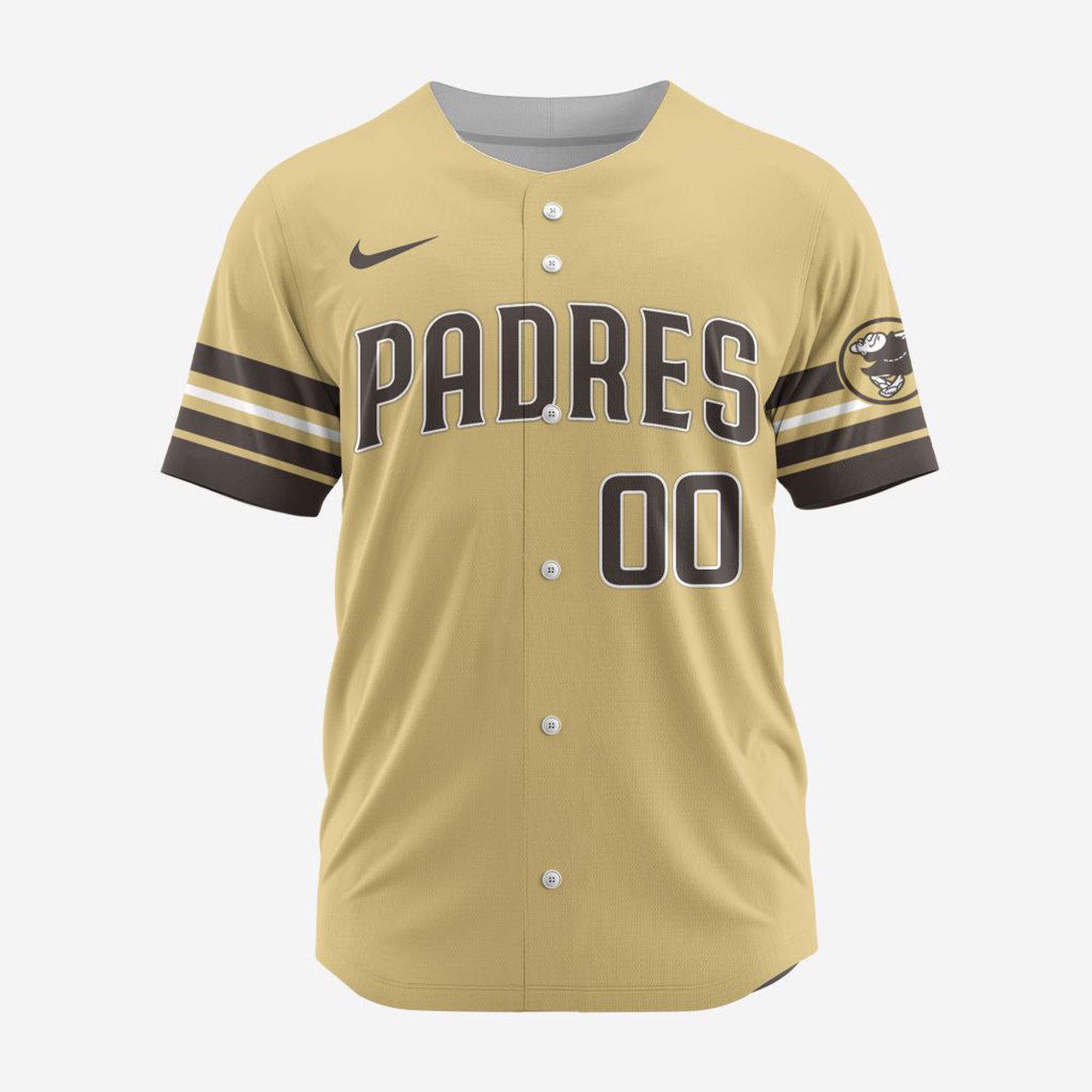MLB San Diego Padres Personalized Alternate Design Concept Baseball Jersey 2403 - Bafud