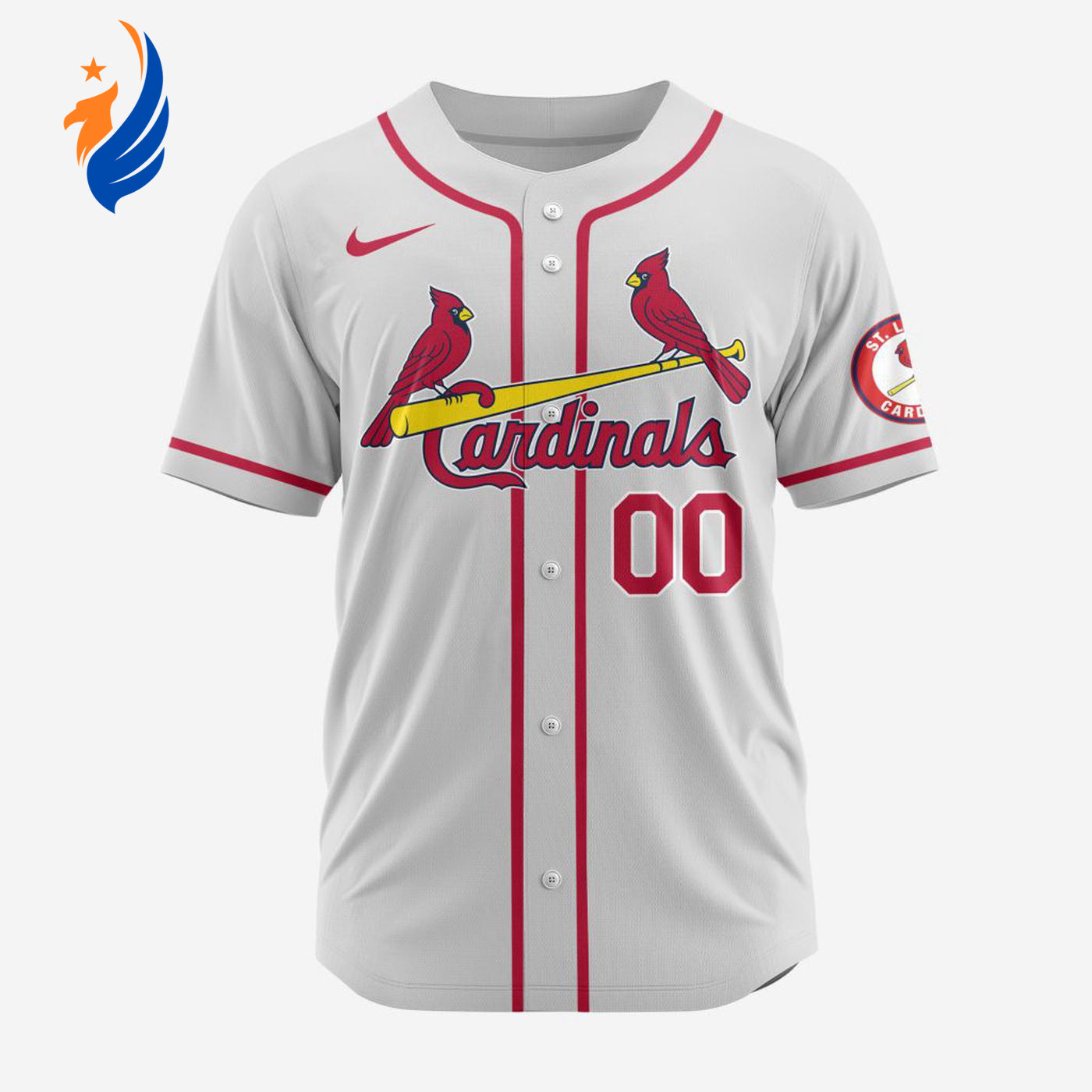 MLB St. Louis Cardinals Personalized Alternate Design Concept Baseball Jersey 2403 - Bafud