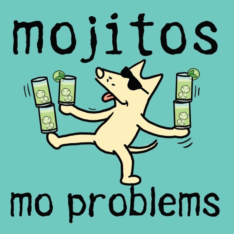 Mojitos Mo Problems - Ladies T-Shirt V-Neck