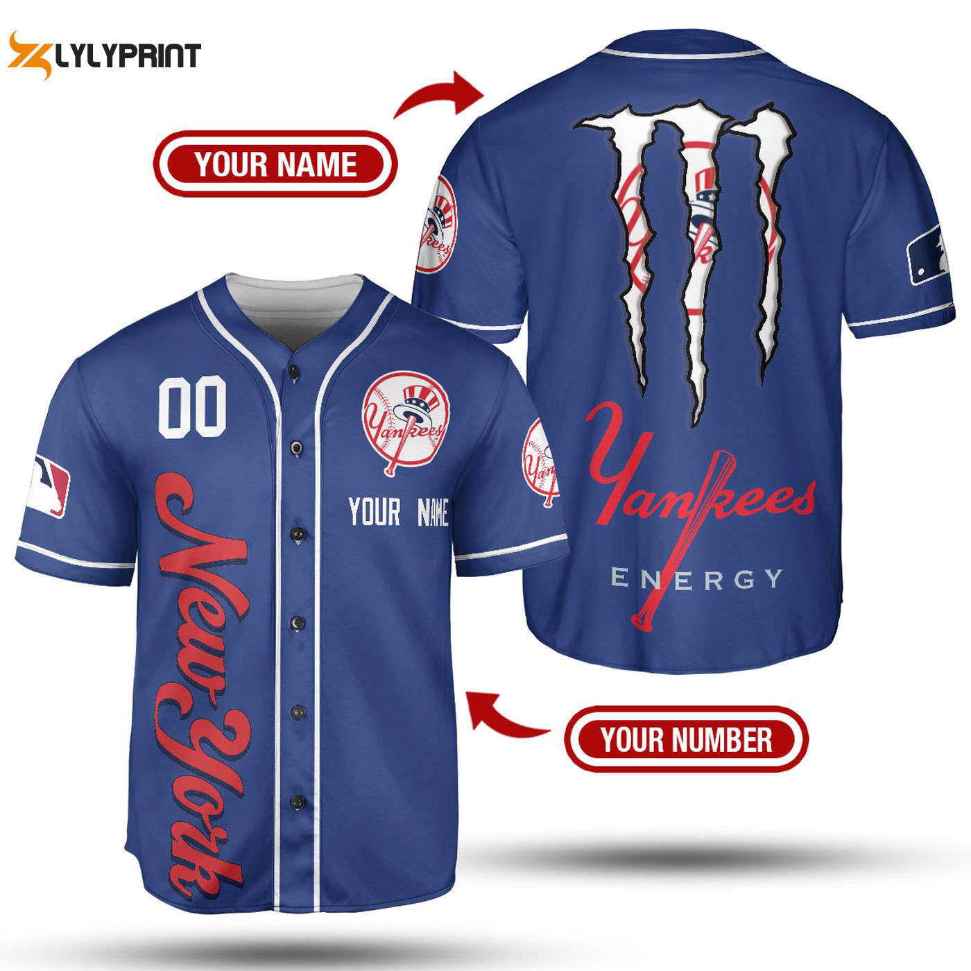 Personalized Monster Energy Drink MLB Baseball Jersey Collection Shirt – Exclusive Team Designs - Gift for Men Women - lylyprint.com