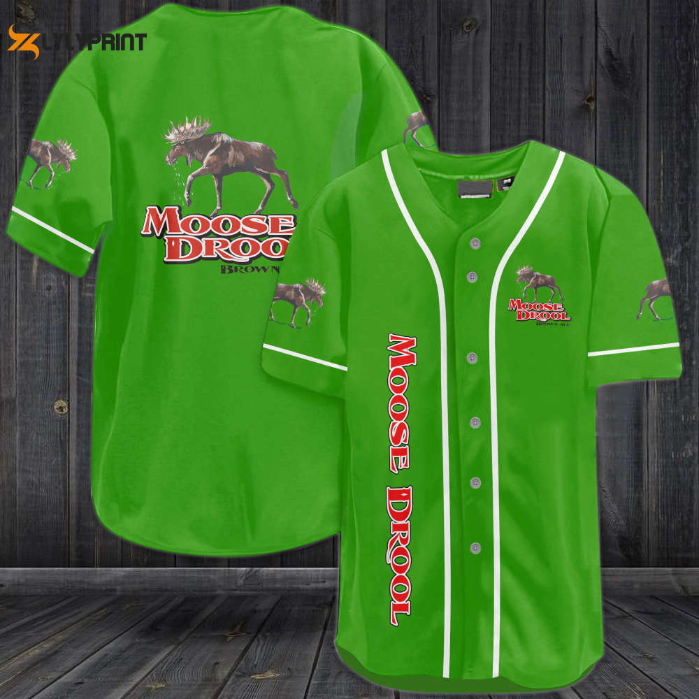 Moose Drool Brown Ale Baseball Jersey - lylyprint.com