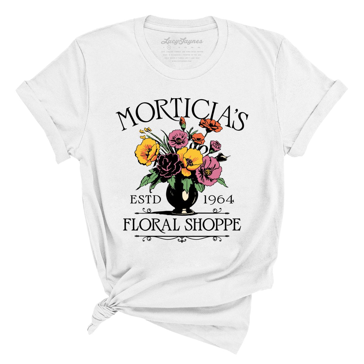 Morticia's Floral Shoppe Tee