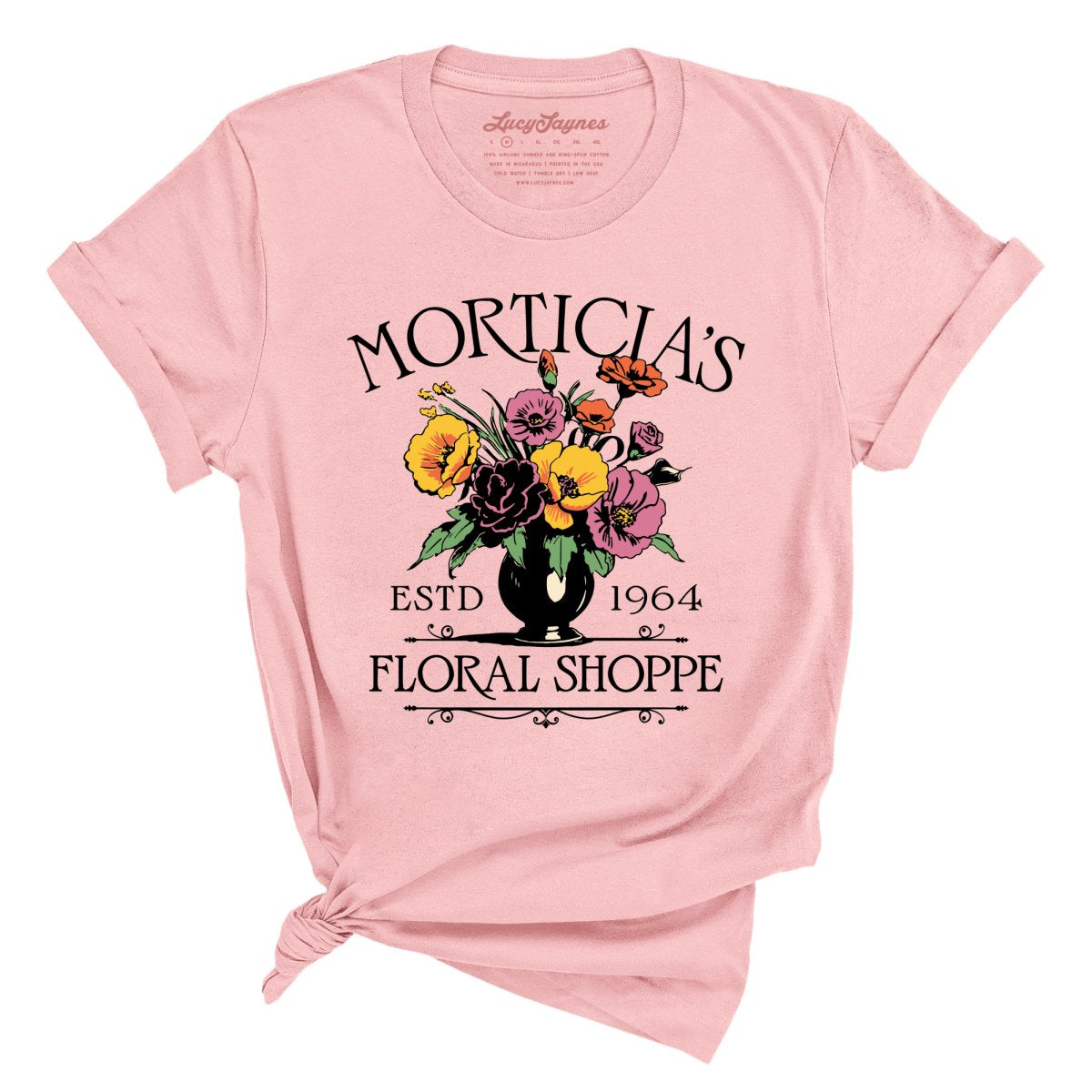 Morticia's Floral Shoppe Tee
