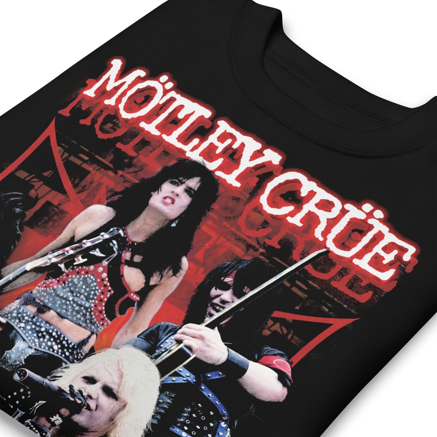Motley Crue Live Jumbo Print Sweatshirt