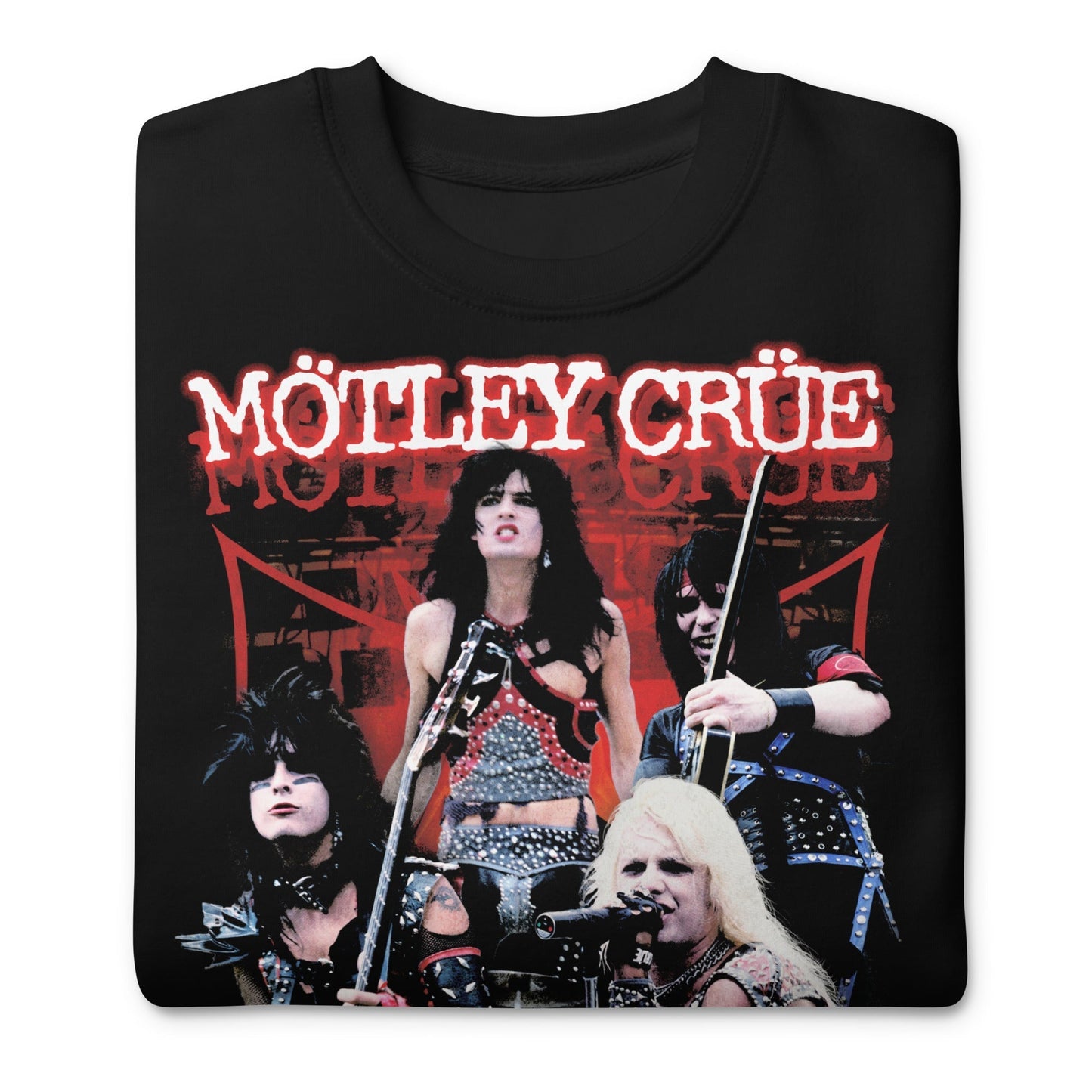 Motley Crue Live Jumbo Print Sweatshirt