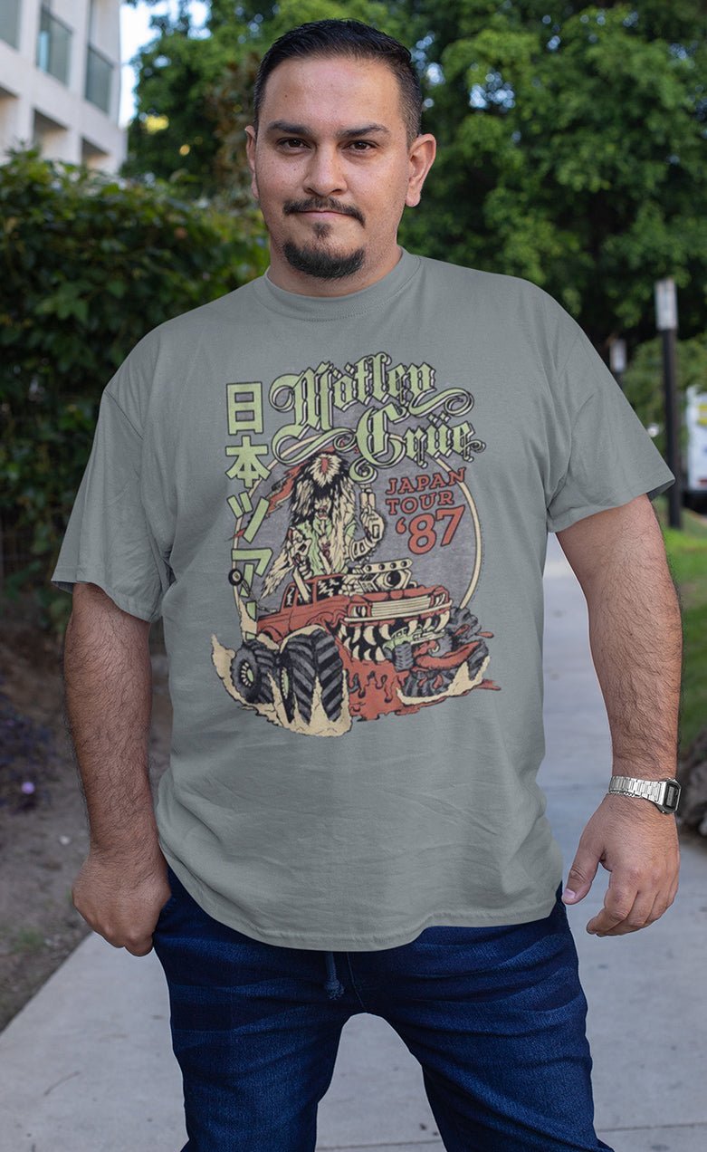 Motley Crue Tour '87 Big and Tall T-Shirt