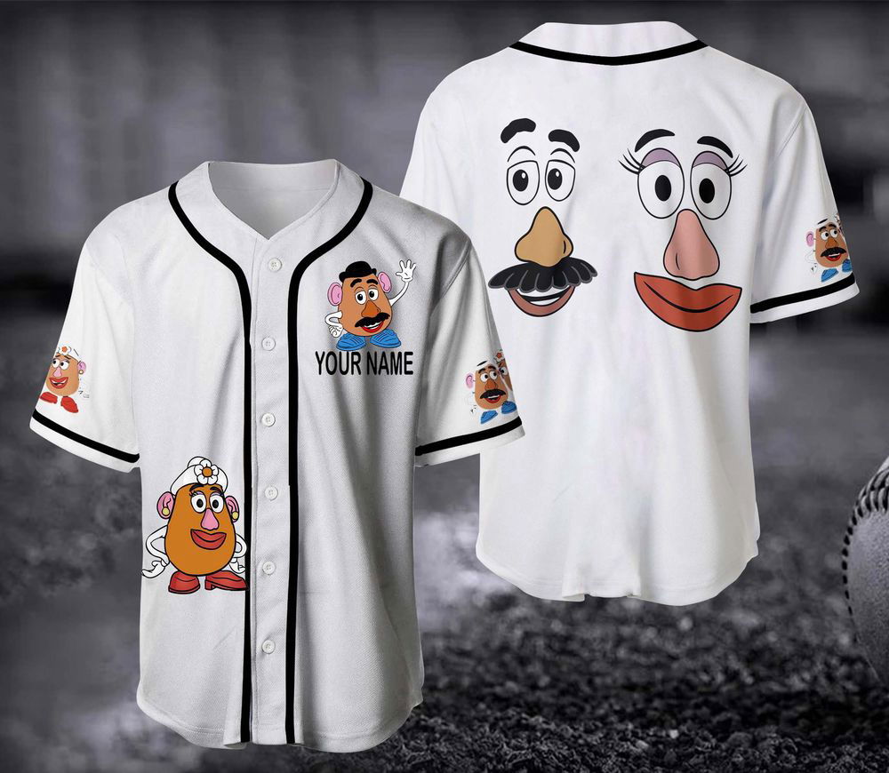 Mr and Mrs Potato Heads Baseball Jersey - lylyprint.com
