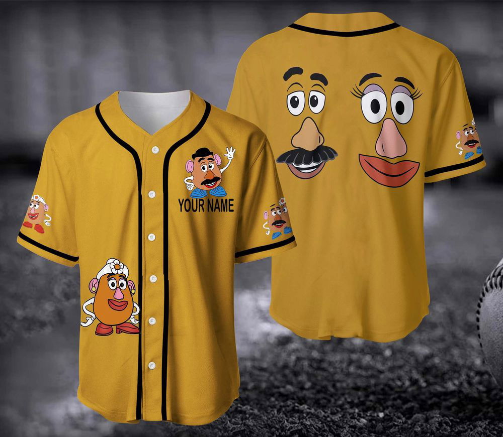 Mr and Mrs Potato Heads Baseball Jersey - lylyprint.com