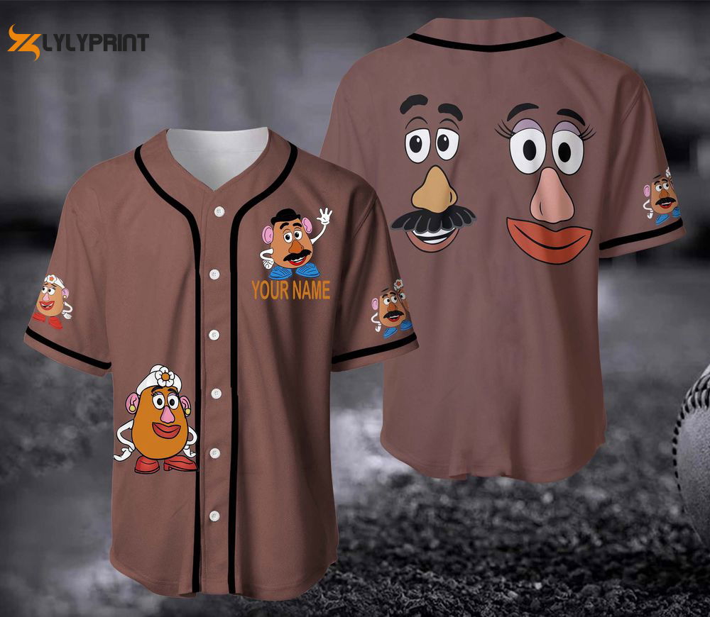 Mr and Mrs Potato Heads Baseball Jersey - lylyprint.com