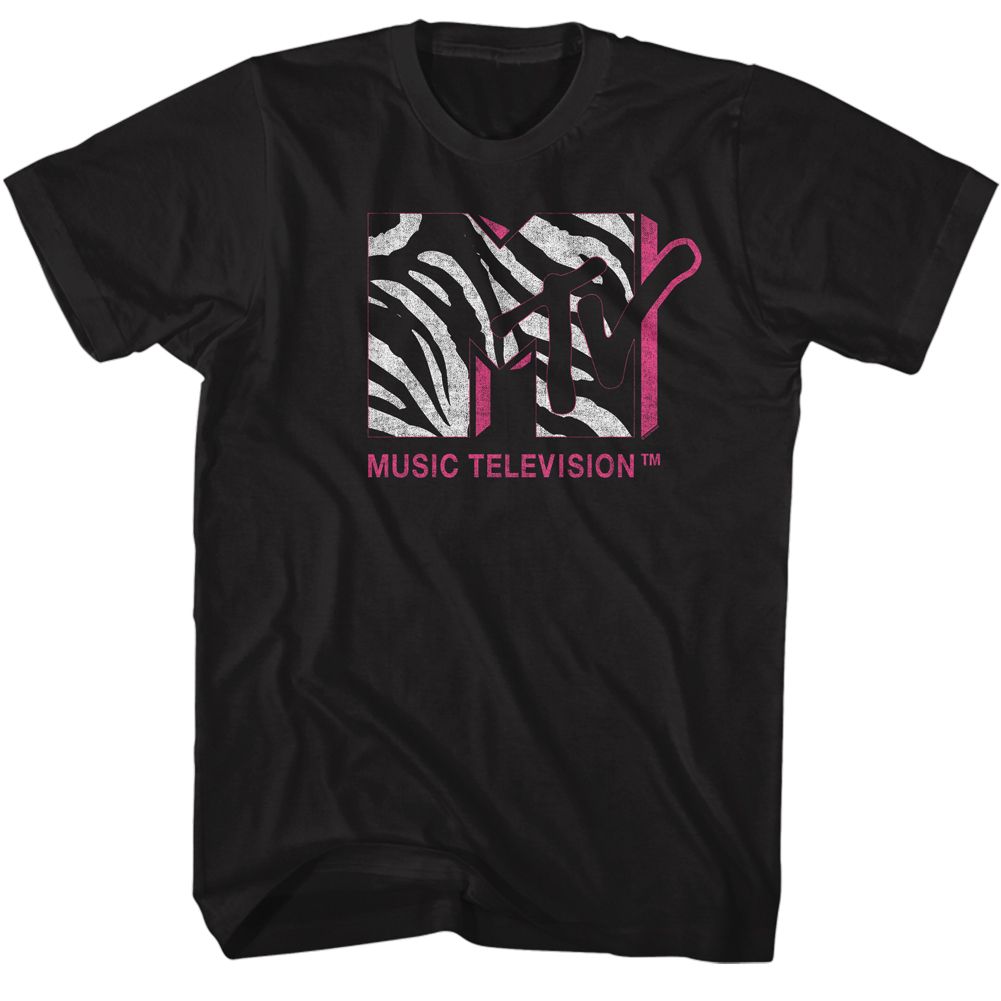 MTV - Zebra  Boyfriend Tee