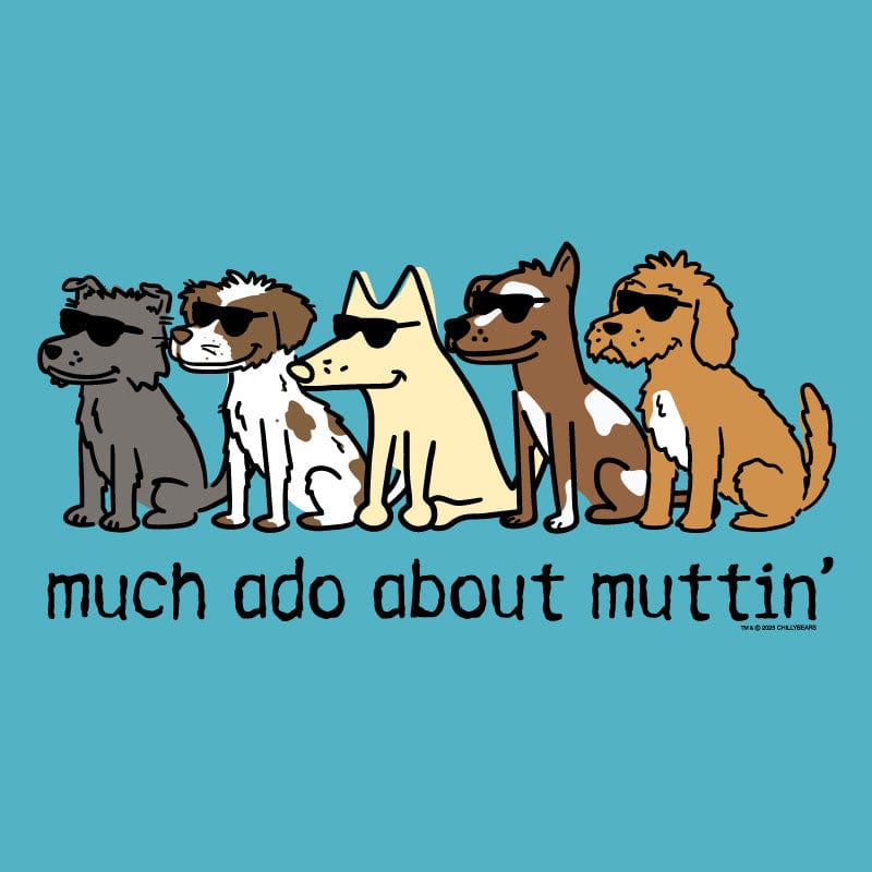 Much Ado About Muttin - Ladies T-Shirt V-Neck