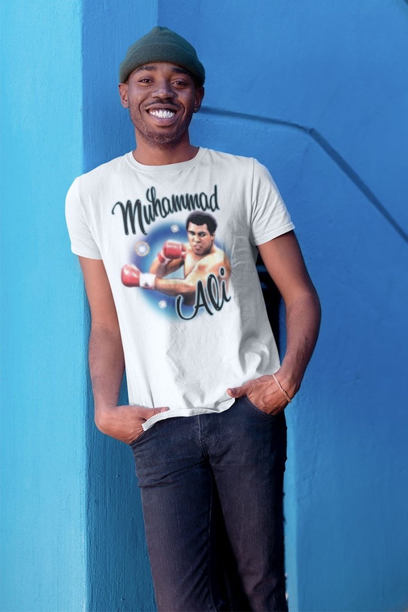 Muhammad Ali Airbrush Punch T-Shirt