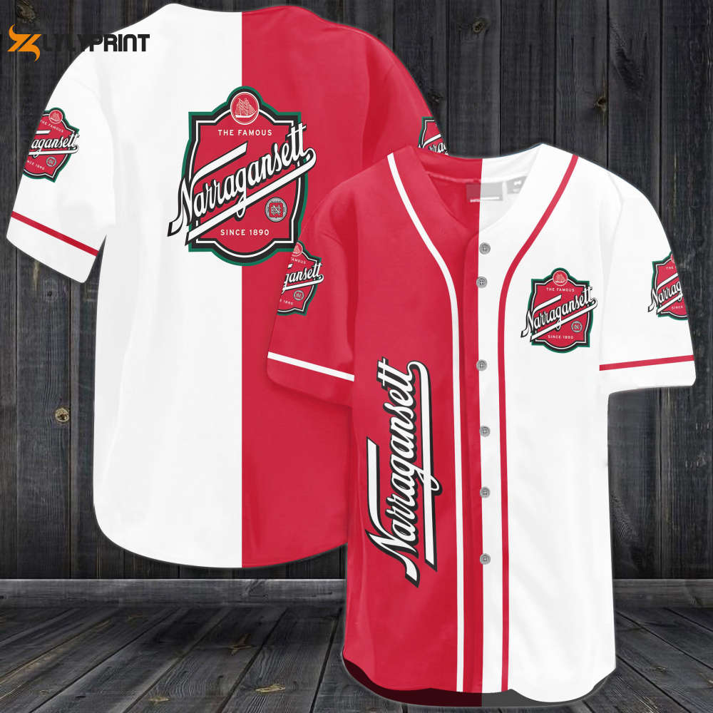 Narragansett Beer Baseball Jersey - lylyprint.com