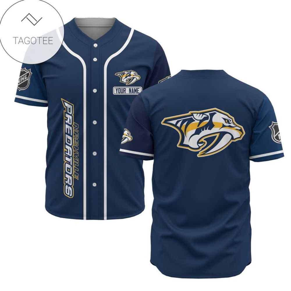 Nashville Predators Baseball Jersey For Fans BJ0050 - lylyprint.com