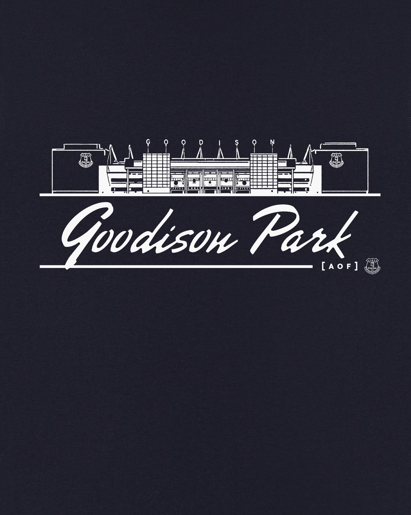 Everton Goodison Park Tee - Navy