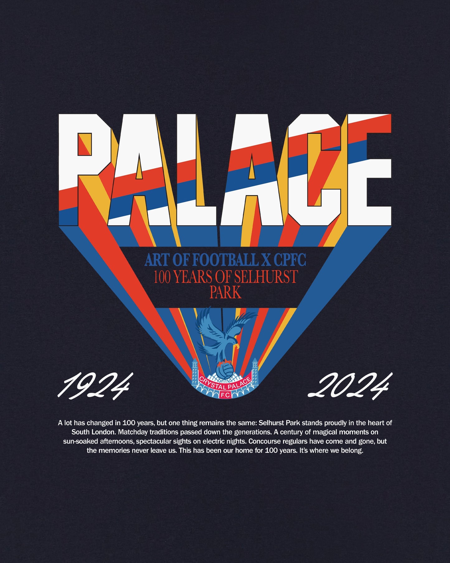 CPFC Selhurst Park Anniversary Navy Tee