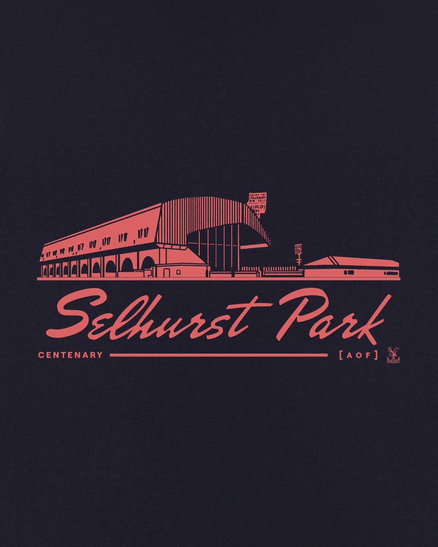 Crystal Palace Stadium Navy Tee