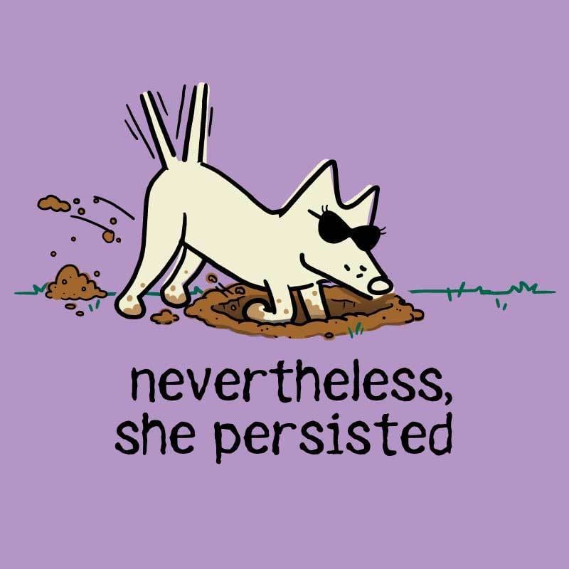 Nevertheless, She Persisted - Ladies T-Shirt V-Neck