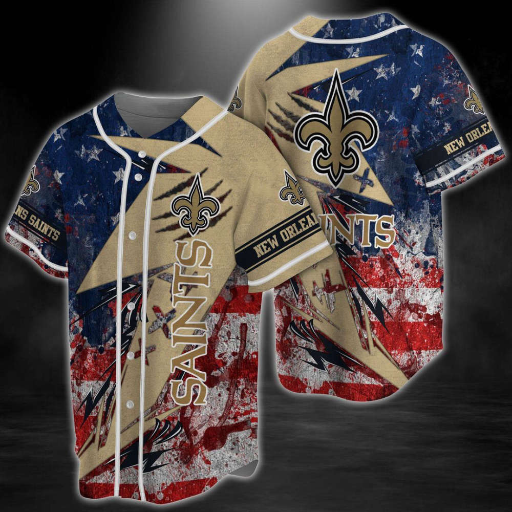 Premium New Orleans Saints Baseball Jersey Gifts for Die-Hard Fans - lylyprint.com