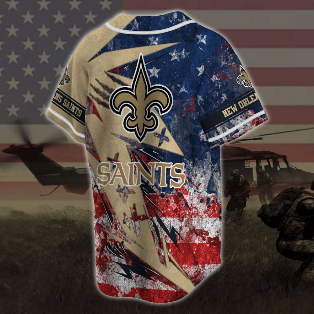 Premium New Orleans Saints Baseball Jersey Gifts for Die-Hard Fans - lylyprint.com
