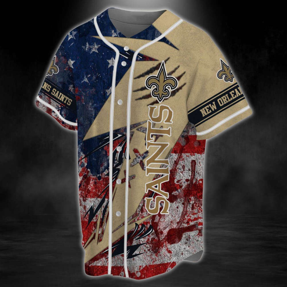 Premium New Orleans Saints Baseball Jersey Gifts for Die-Hard Fans - lylyprint.com