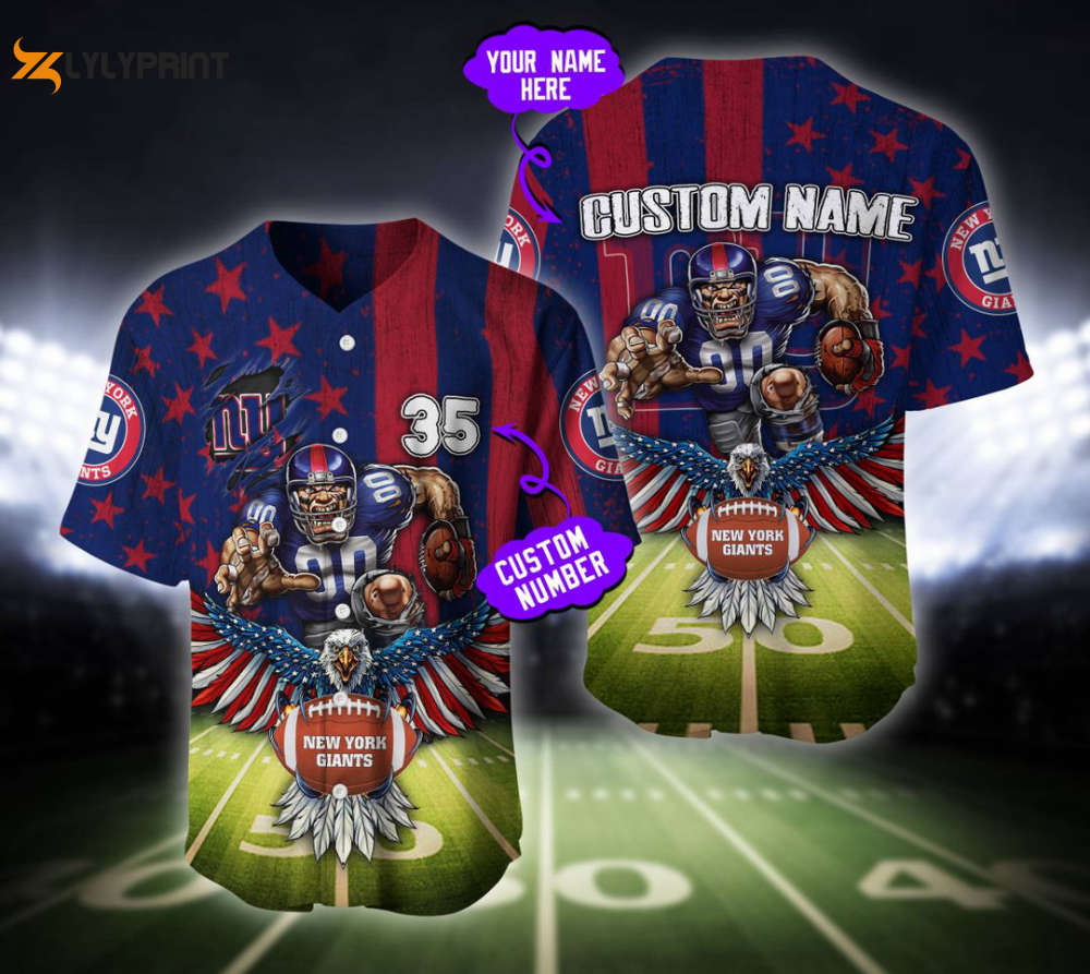 New York Giants Baseball Jersey Custom Name And Number Gift For Men Women - lylyprint.com