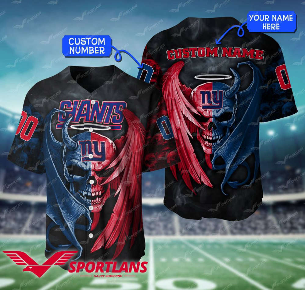 New York Giants Personalized Baseball Jersey Gift For Men Women - lylyprint.com