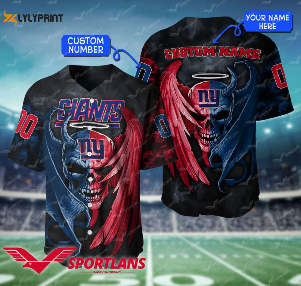 New York Giants Personalized Baseball Jersey Gift For Men Women - lylyprint.com