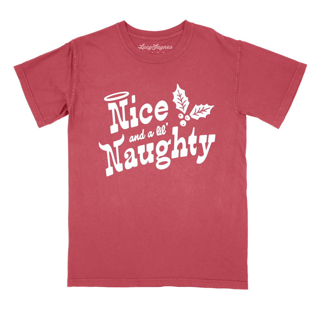 Nice and a Lil' Naughty - Comfort Colors Tee