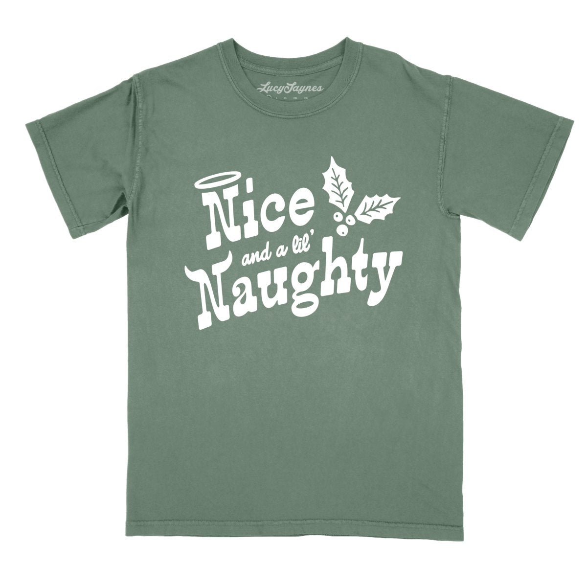 Nice and a Lil' Naughty - Comfort Colors Tee