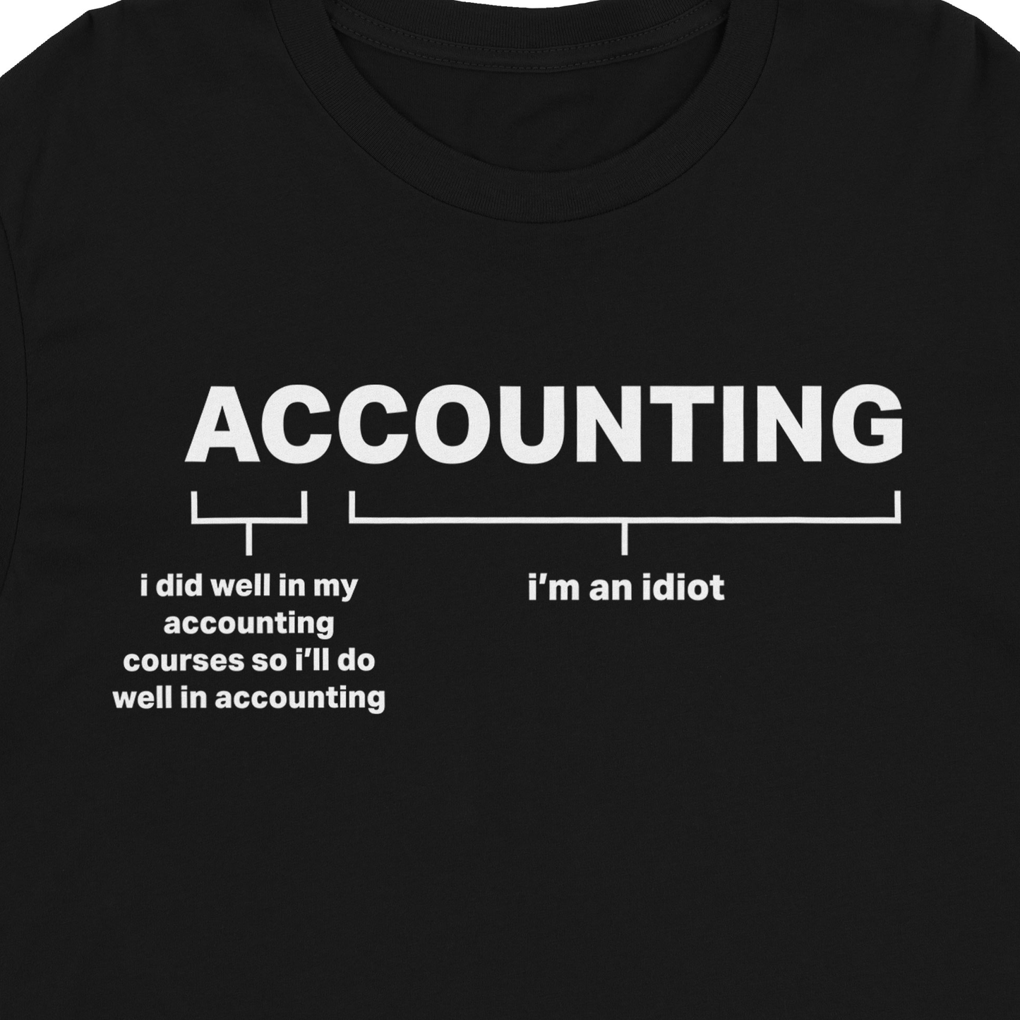Accounting Idiot Tee