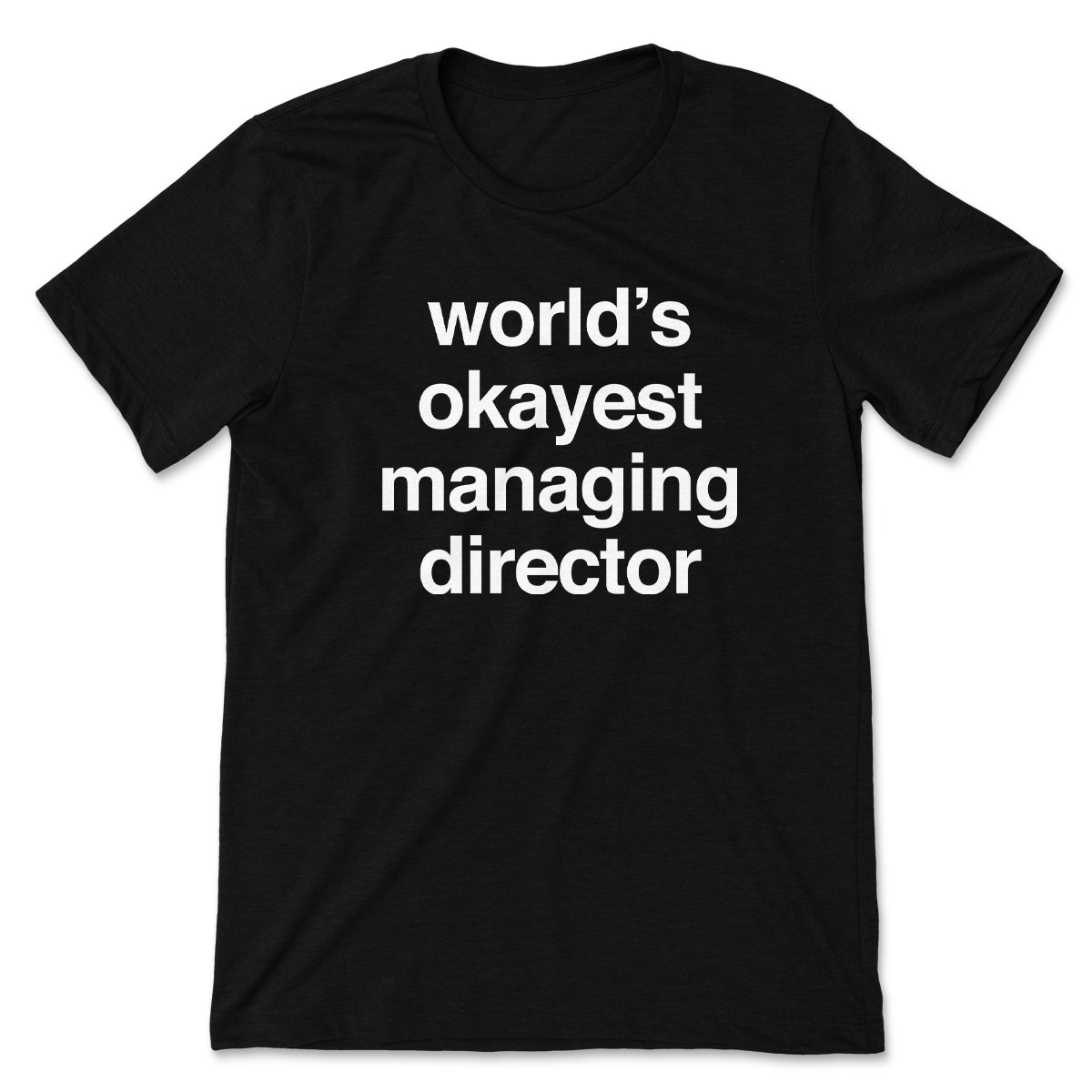 World's Okayest Managing Director Tee