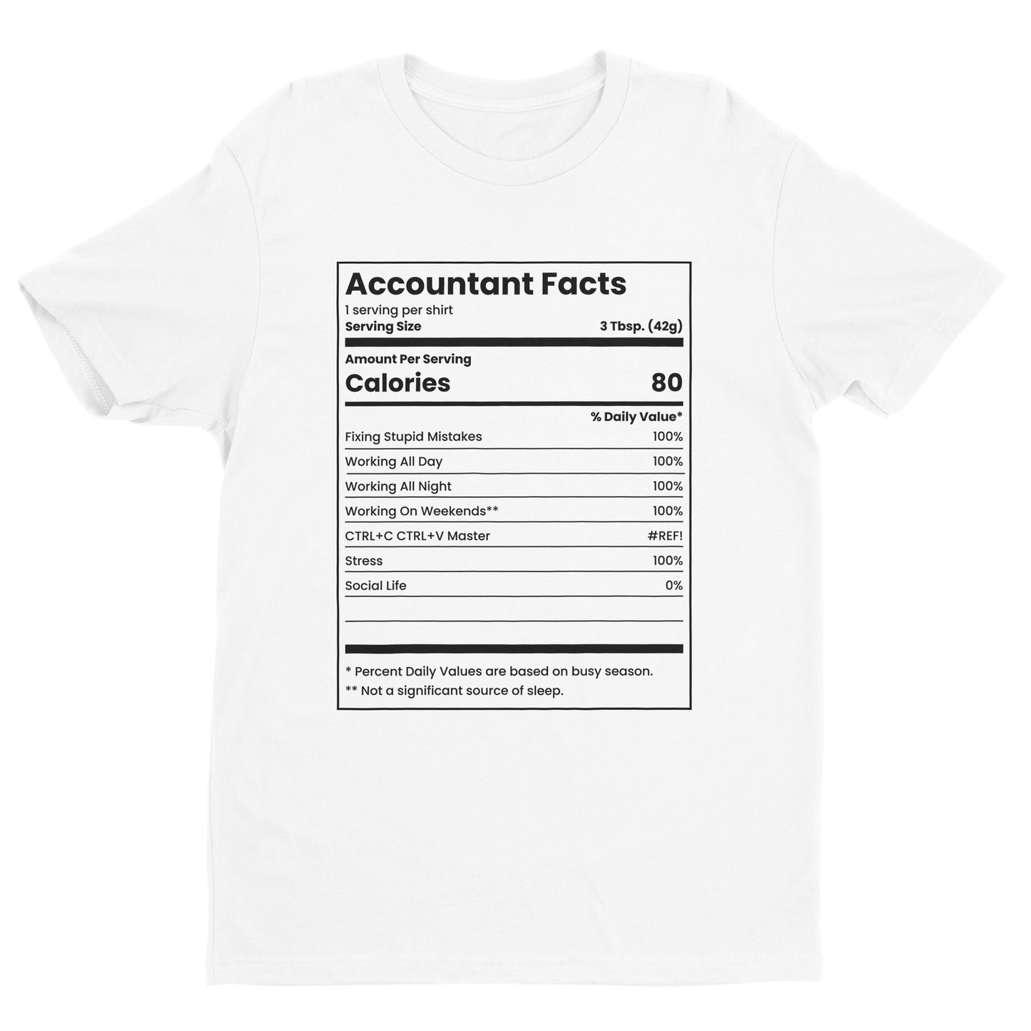 Accountant Facts Tee