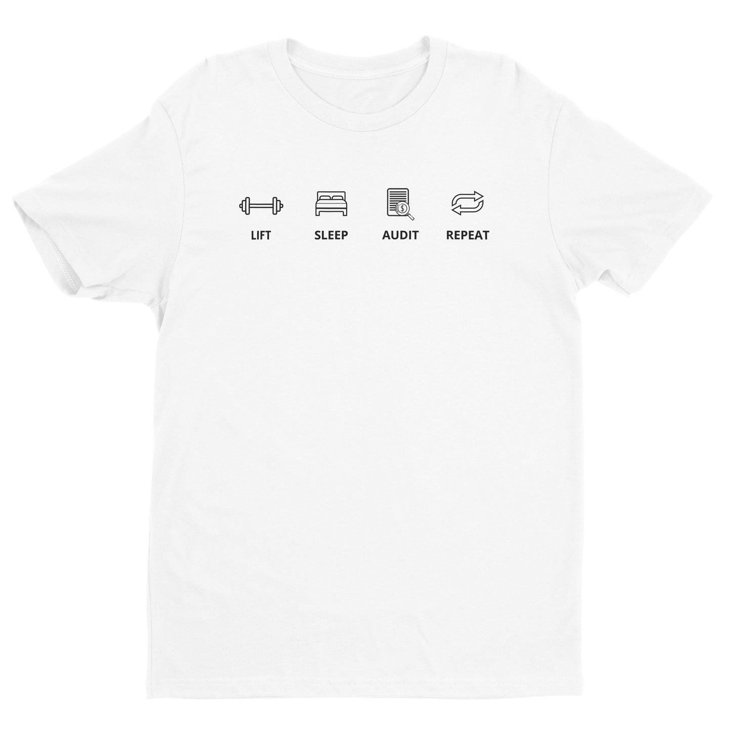 Lift Sleep Audit Repeat Tee