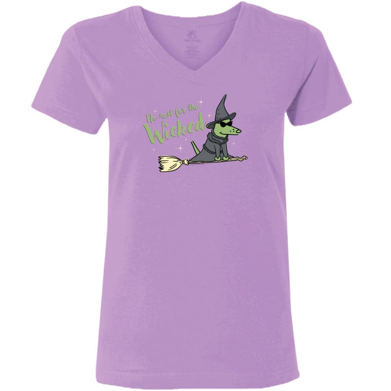No Rest For The Wicked - Ladies T-Shirt V-Neck