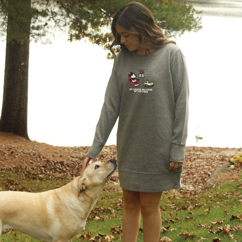 Not a Creature Was Stirring - Sweatshirt Dress