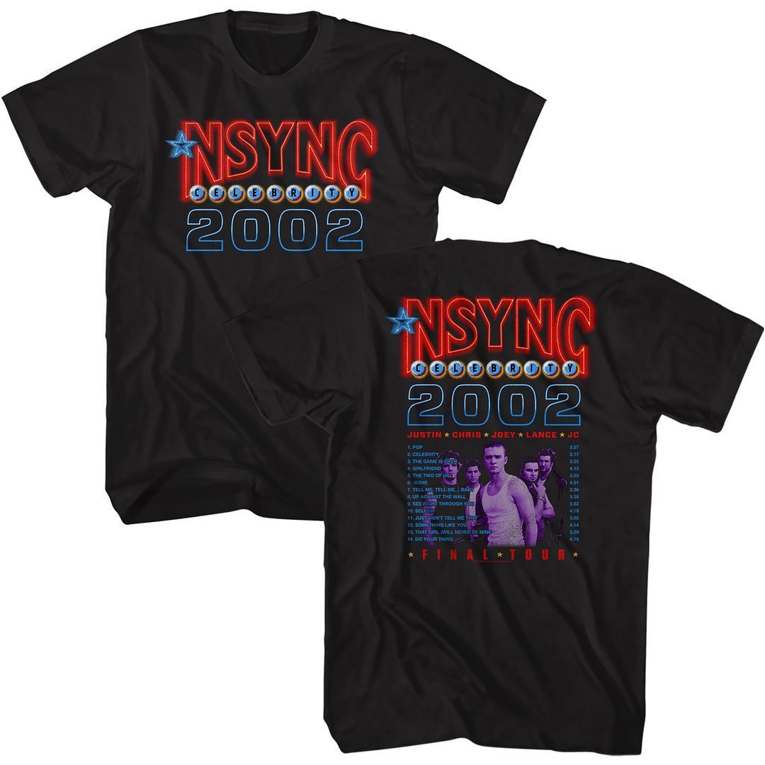 *NSYNC Celebrity 2002 Boyfriend Tee