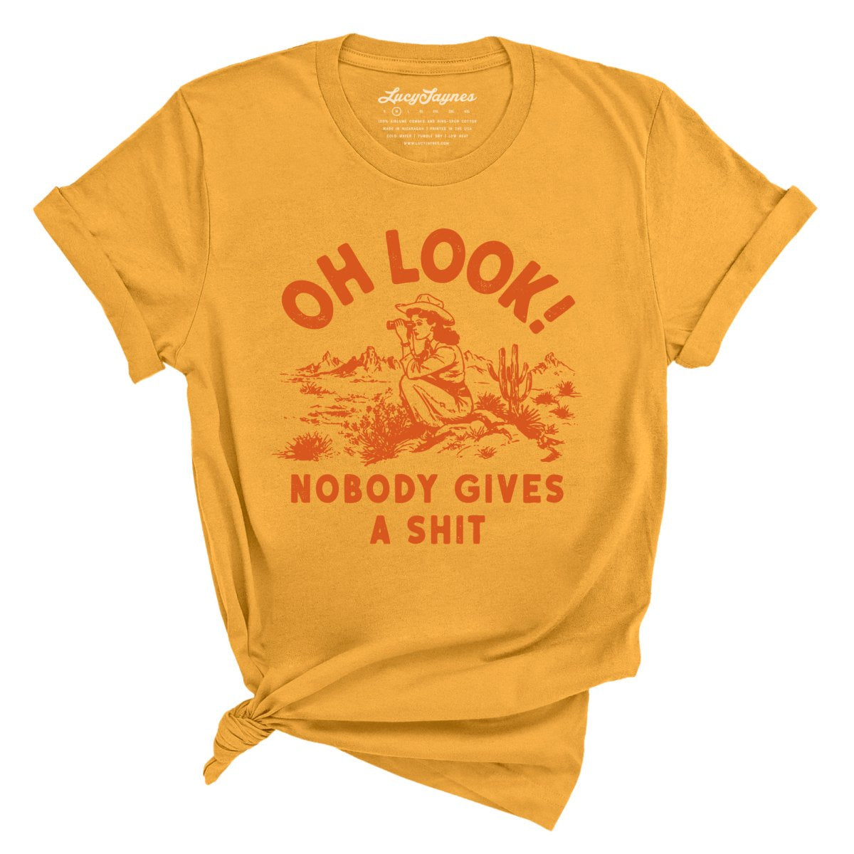 Oh Look Nobody Gives A Shit - Tee