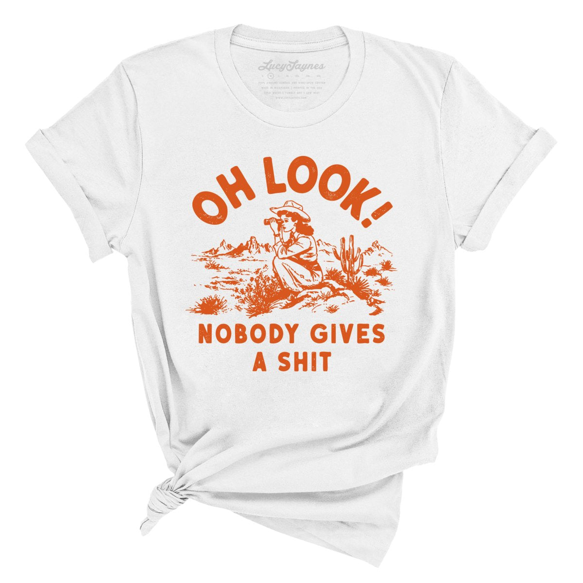 Oh Look Nobody Gives A Shit - Tee