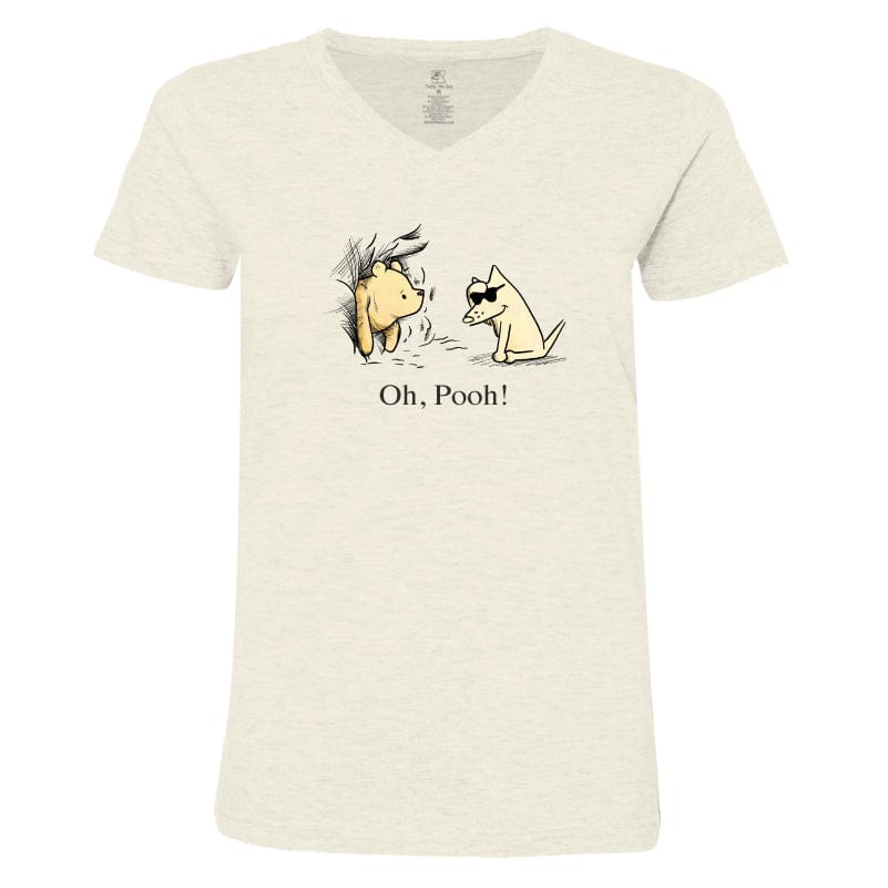 Oh Pooh - Ladies T-Shirt V-Neck