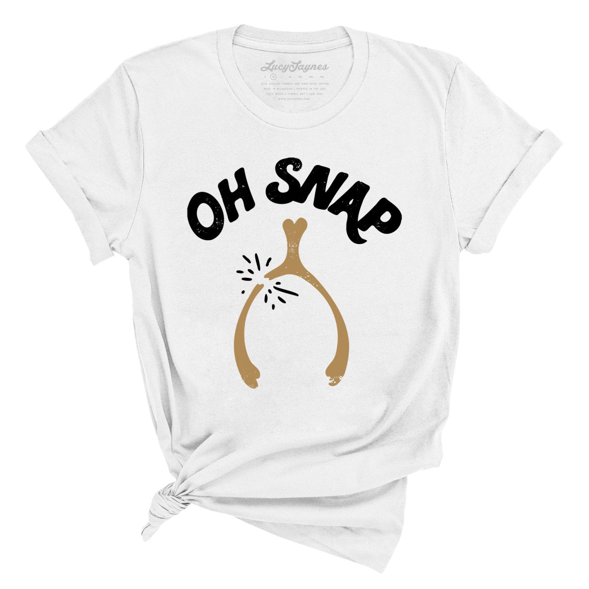 Oh Snap Wishbone Tee