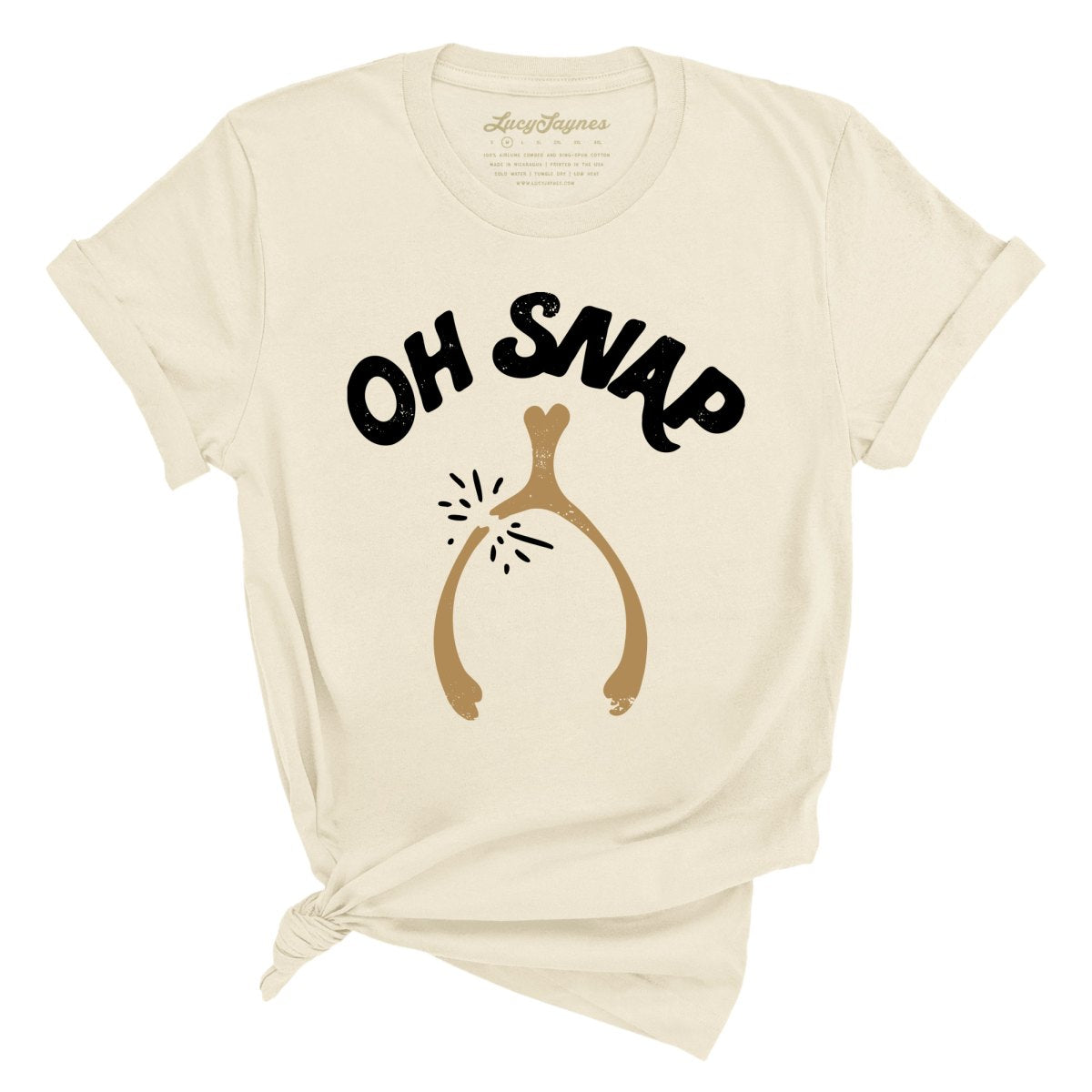 Oh Snap Wishbone Tee