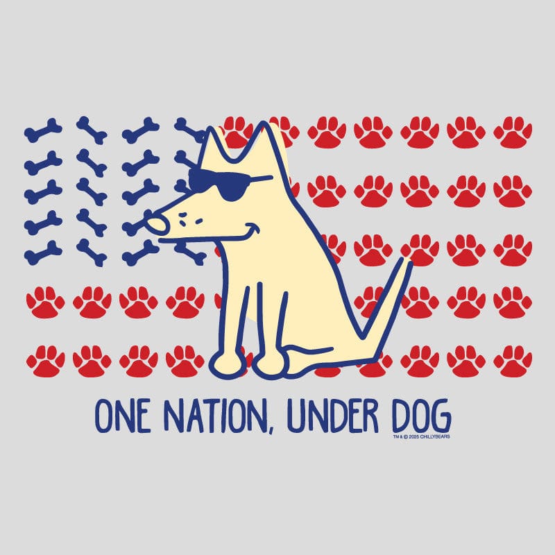 One Nation Under Dog  - Ladies T-Shirt V-Neck