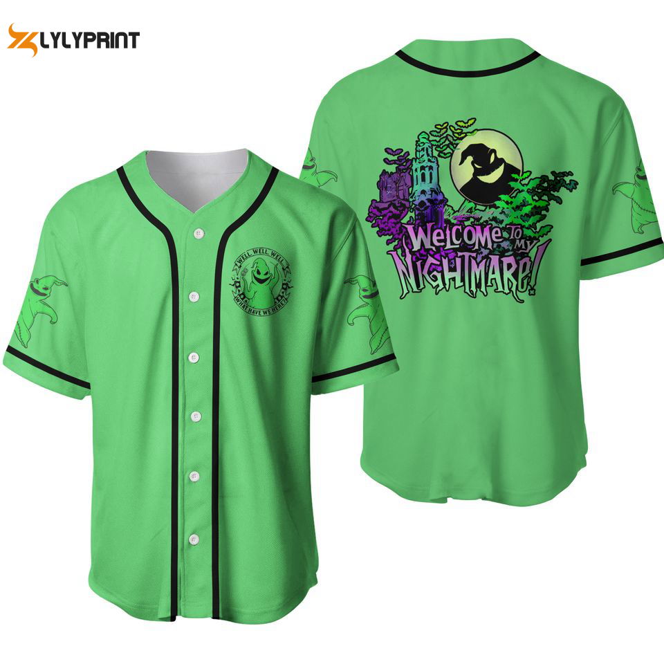 Oogie Boogie Baseball Jersey - lylyprint.com