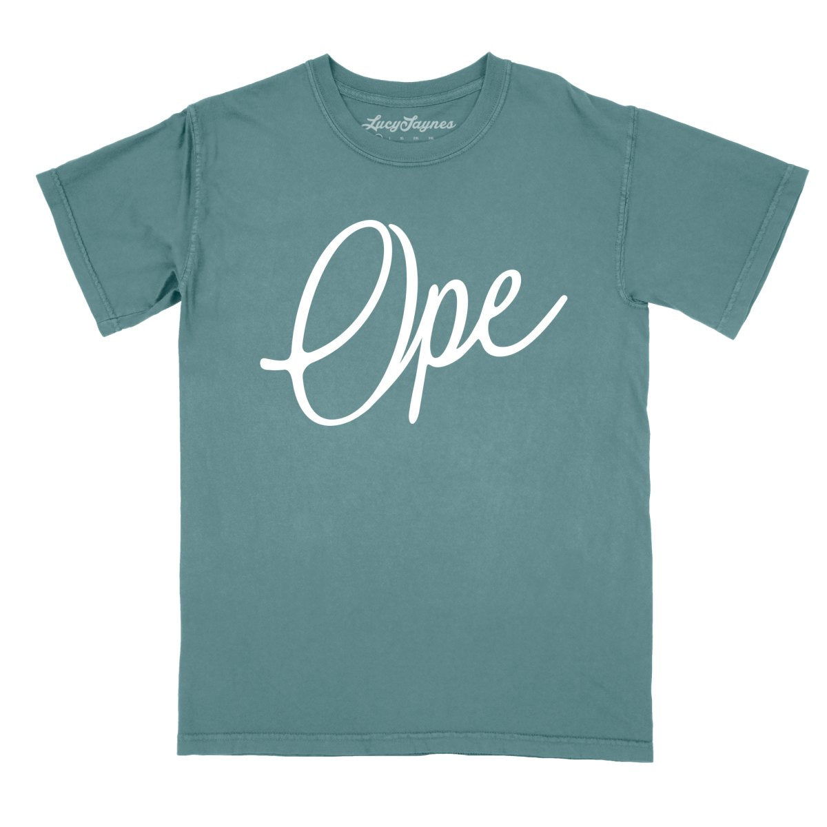 Ope Script Comfort Colors Tee