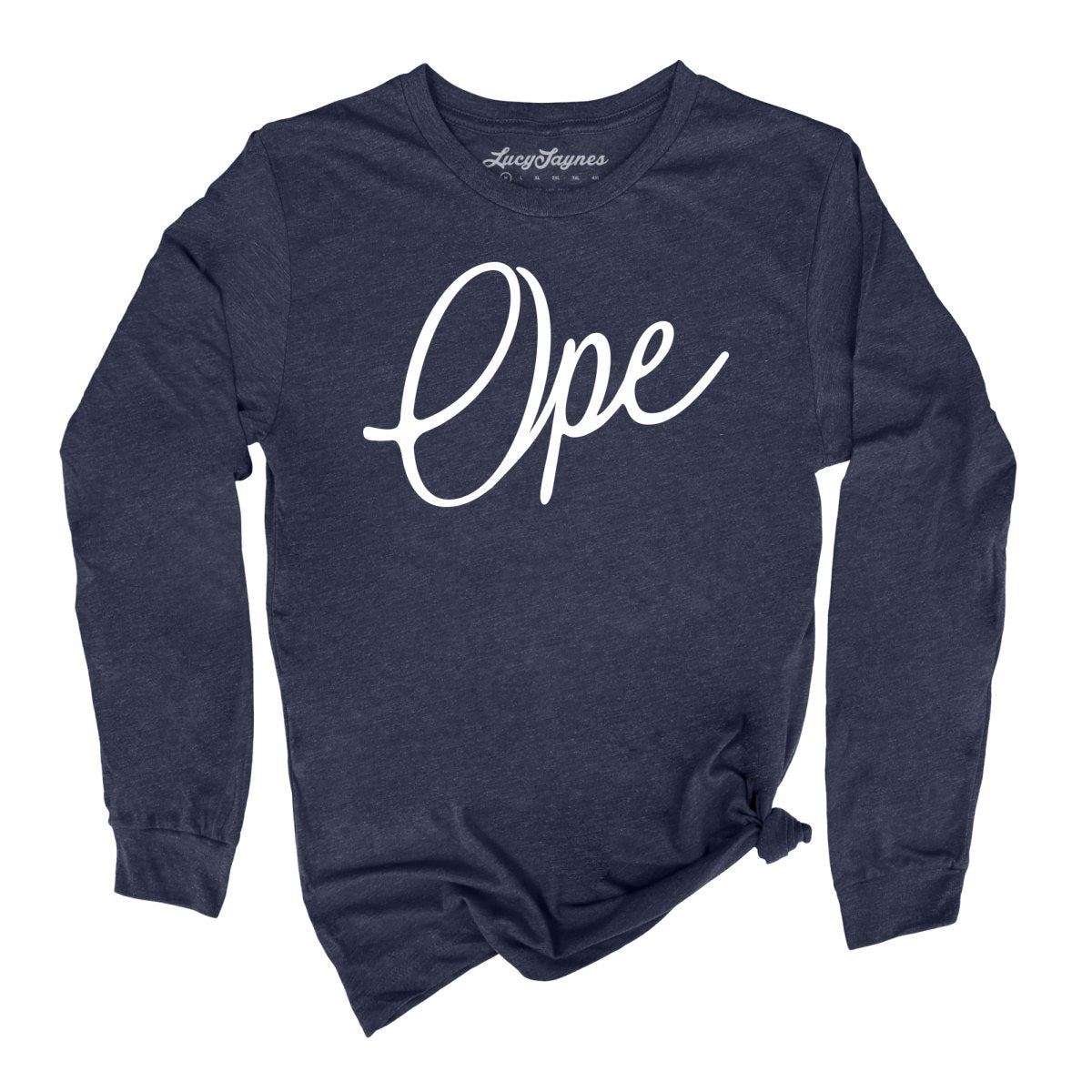 Ope Script Long Sleeve Tee