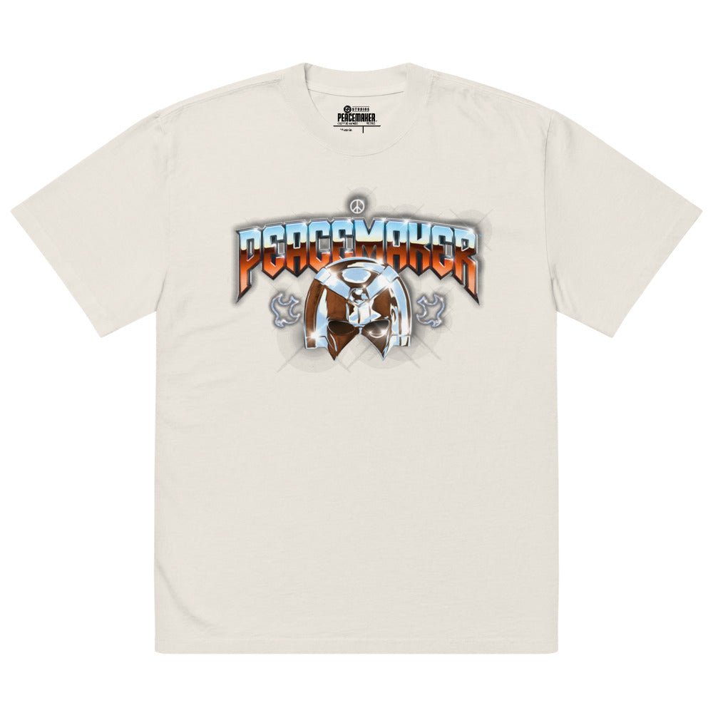 PEACEMAKER Helmet Oversized Faded T-Shirt